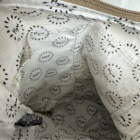 Myra Bag X Design Boho Multi Print Canvas Tote Crossbody Bag - Picture 5 of 12